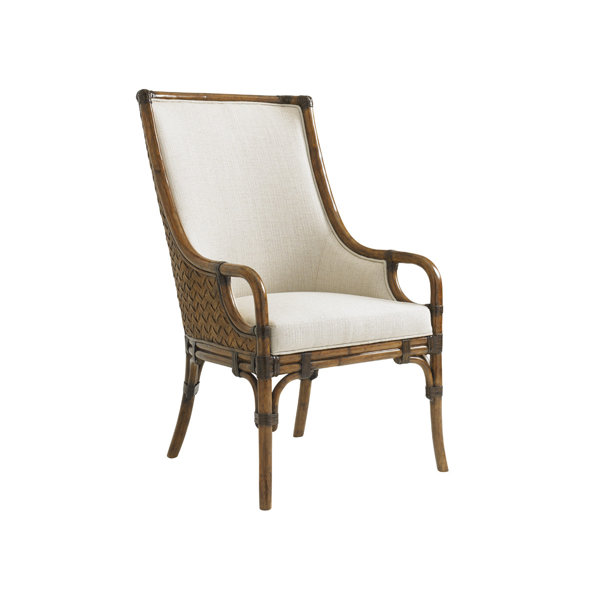 Tommy Bahama Home Bali Hai Upholstered Dining Arm Chair & Reviews | Wayfair